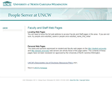 Tablet Screenshot of people.uncw.edu
