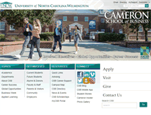 Tablet Screenshot of csb.uncw.edu