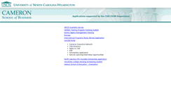 Desktop Screenshot of csbapp.uncw.edu